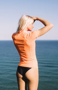 Premium Skins Short Sleeve Rash Guard | Orange