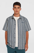 Print Shirt | Blue Pressed Lines