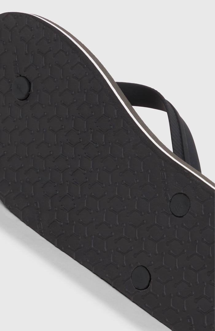 Profile Graphic Sandals | Black Mystical