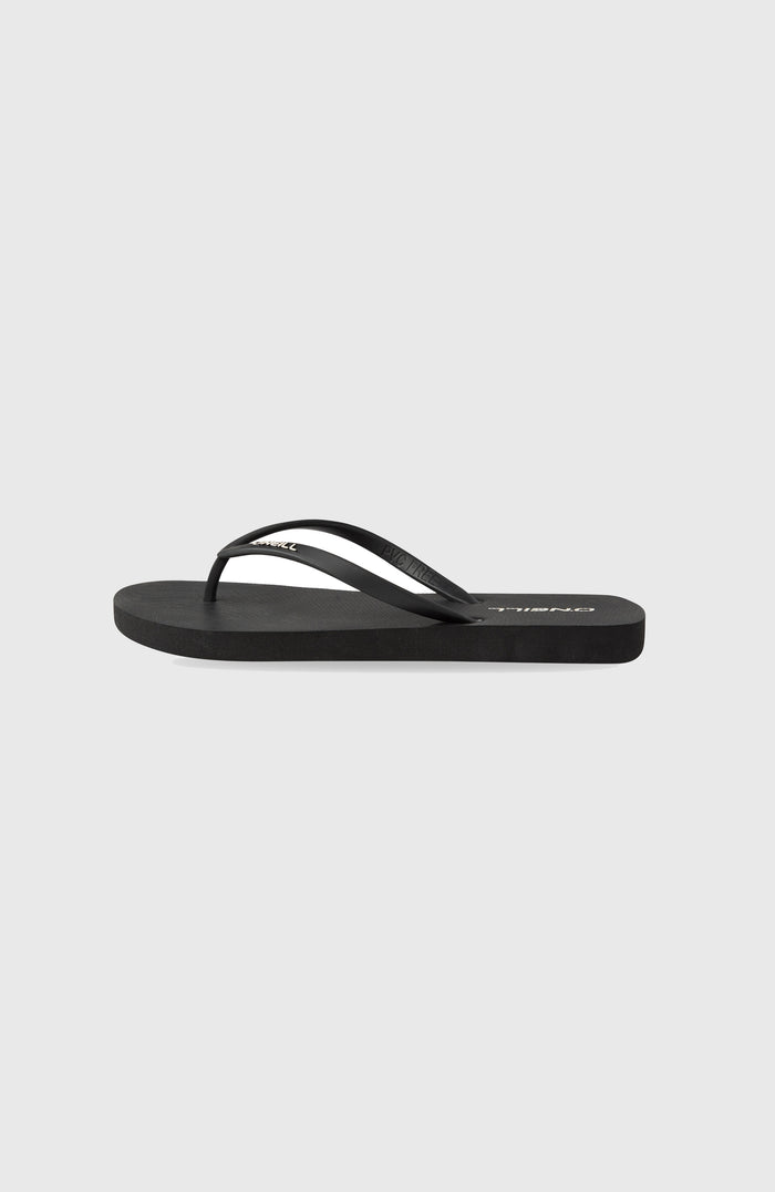Profile Small Logo Sandals | Black Out