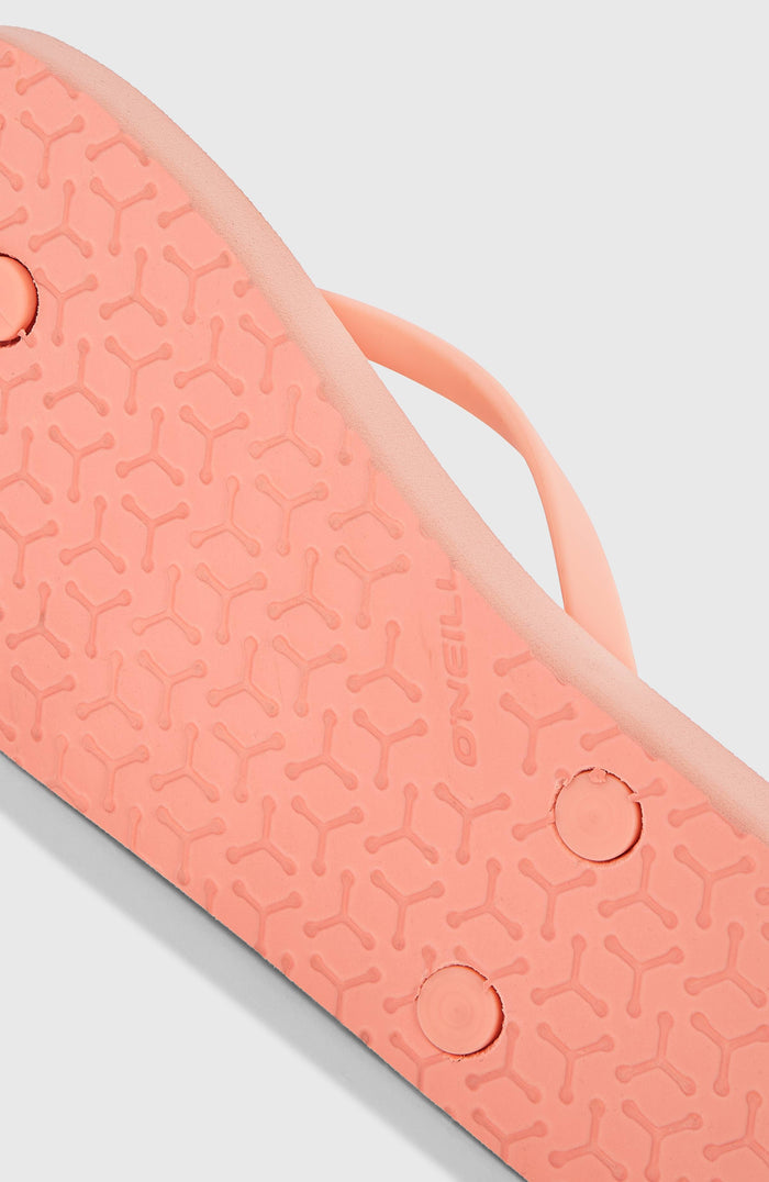Profile Small Logo Sandals | Coral Pink