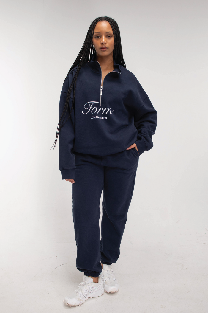 Quarter Zip - Navy