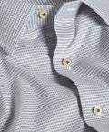 RBSP13002214 | Chocolate & Sky Micro Dobby Dress Shirt