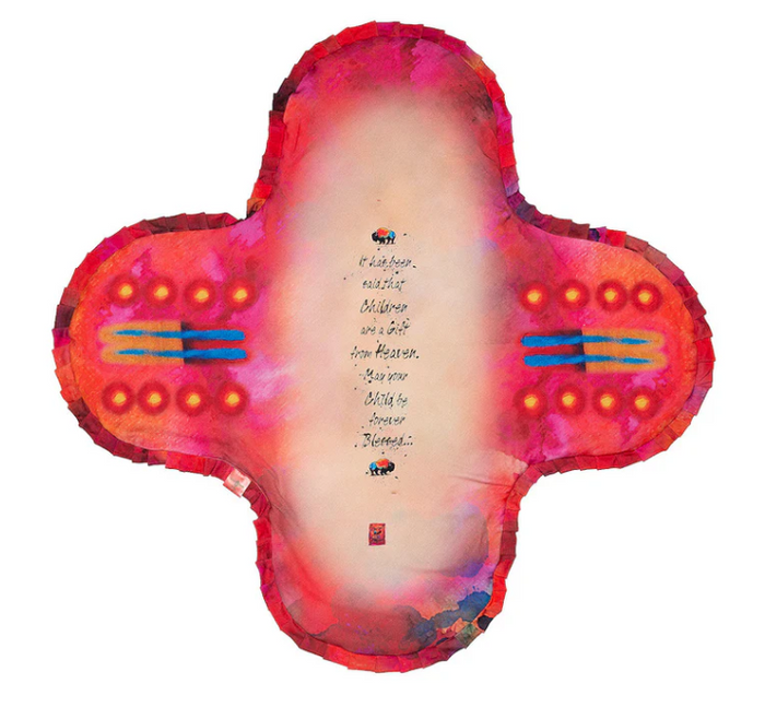Red Buffalo Blessing Blanket