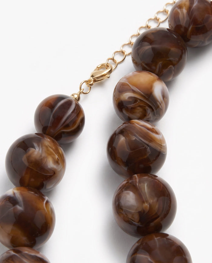 REGITSE HALSKÆDE - BROWN STONE
