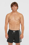 Retro 14'' Swim Shorts | Black Out Colour Block