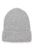 Ribbed Beanie - Grey