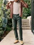 Gray russell washed spruce selvage