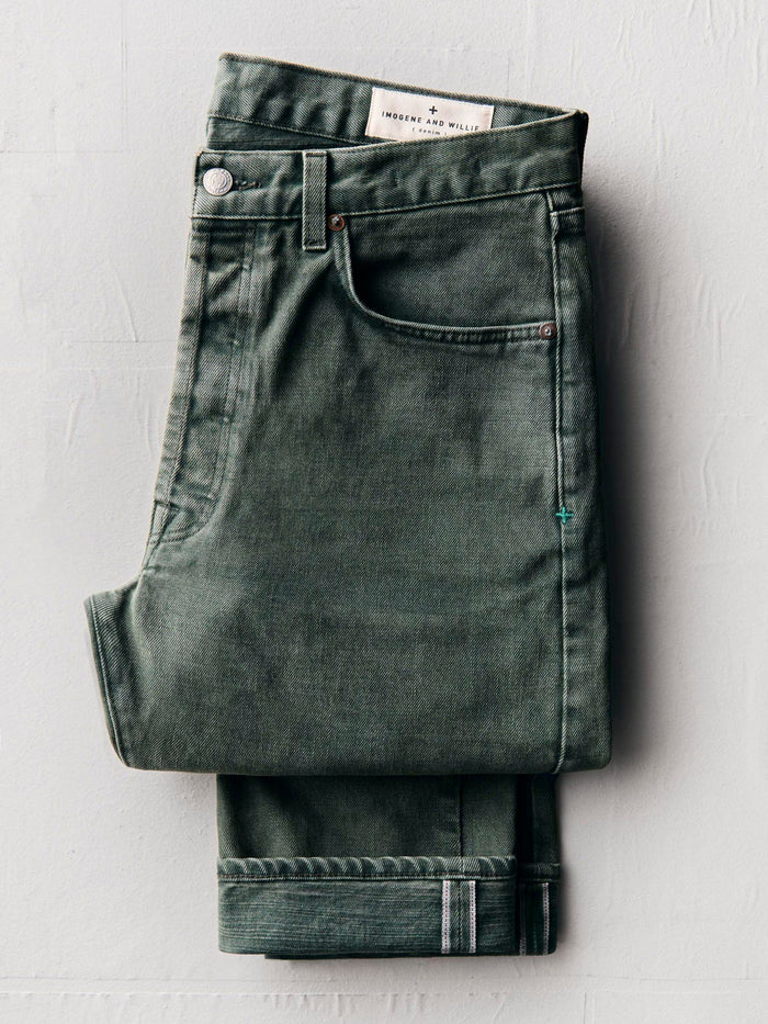 Light Gray russell washed spruce selvage