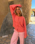 SADIE CARDIGAN - CORAL