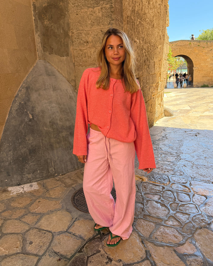 SADIE CARDIGAN - CORAL