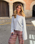 SADIE CARDIGAN - LIGHT GREY