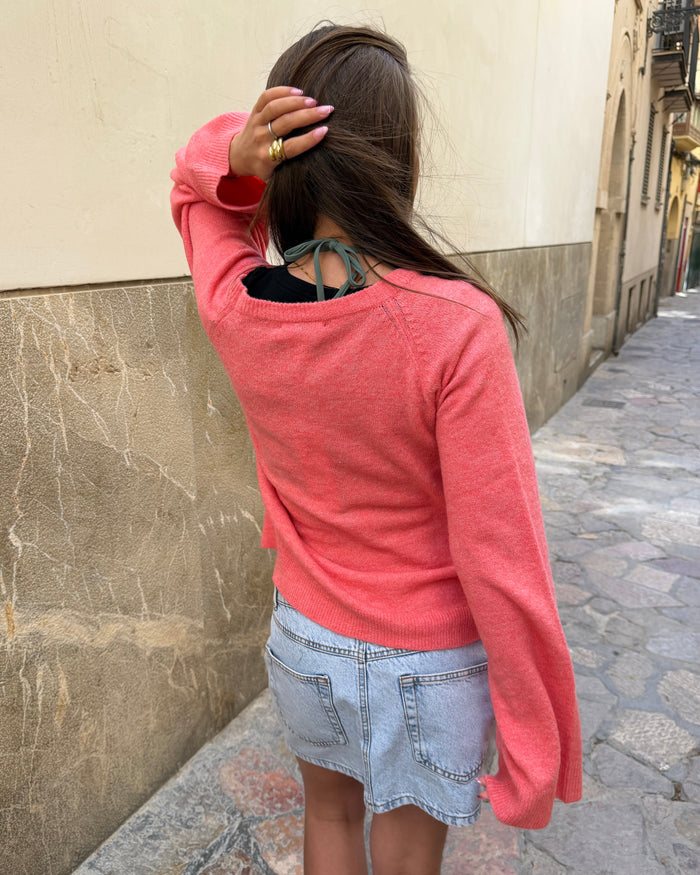 SADIE KNIT - CORAL