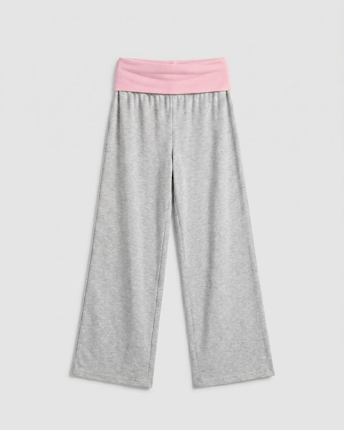 SASHA PANT - GREY/LIGHT PINK