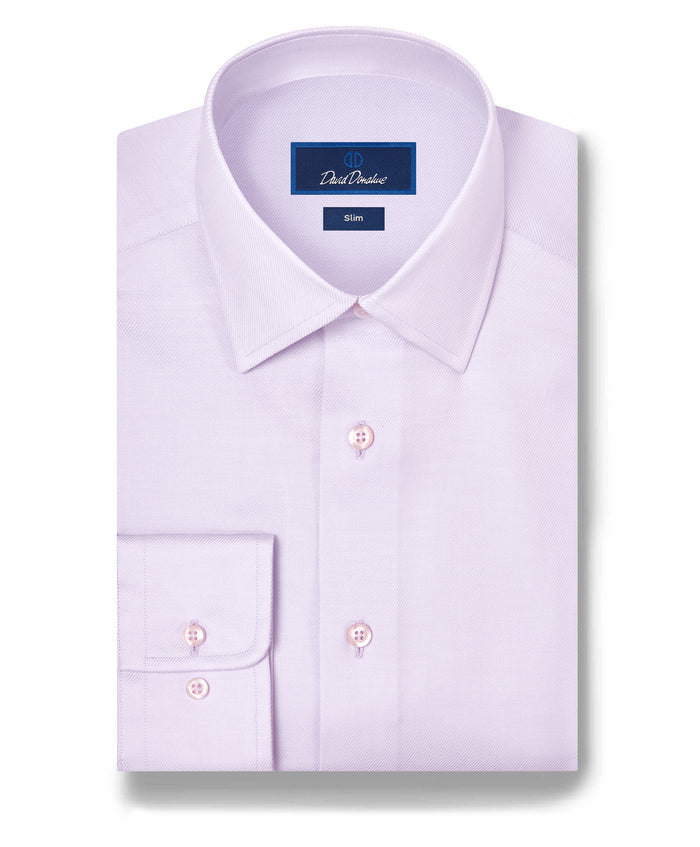SBSP11100534 | Lilac Twill Solid Stretch Dress Shirt