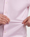 SBSP11100650 | Pink Twill Stretch Dress Shirt