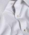 SBSP13200137 | White & Purple Micro Neat Print Stretch Dress Shirt
