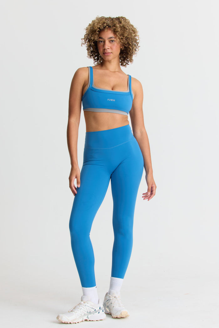 Scoop Layered Bra - Waves/Slate