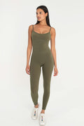 Scoop Neck Onesie - Olive