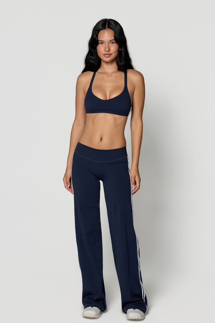 Seamless X Bra - Navy