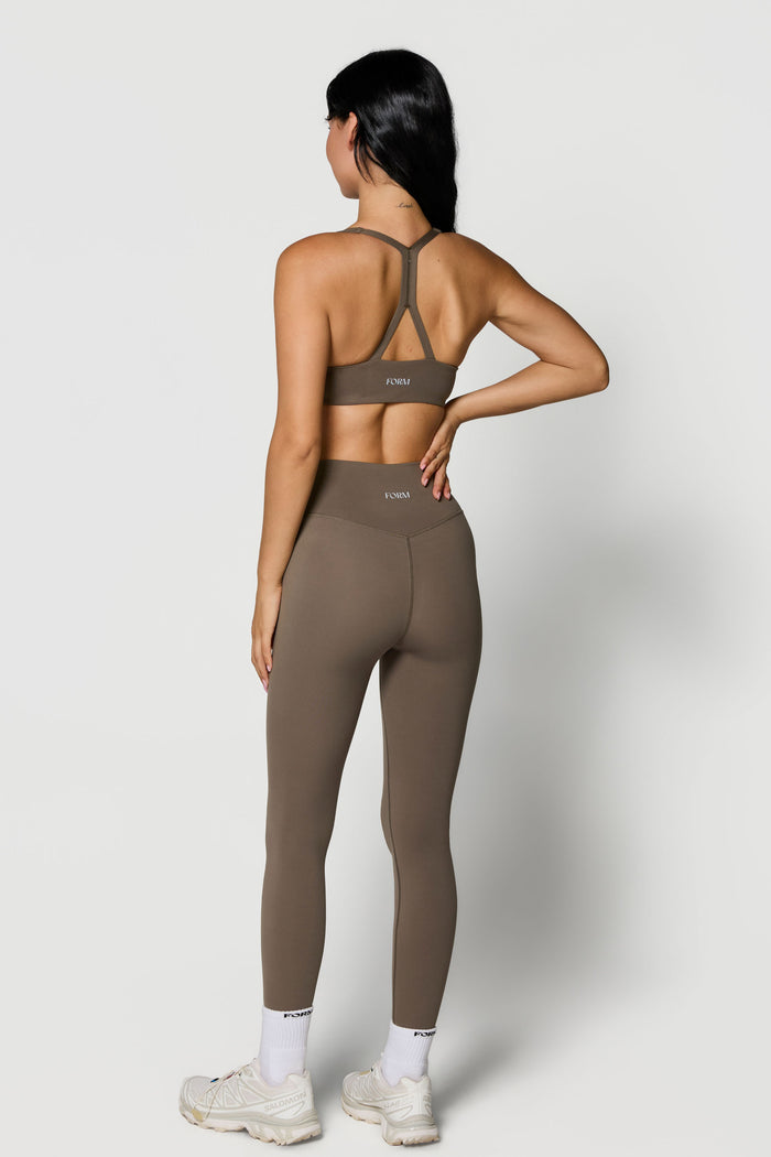 Seamless X Bra - Walnut