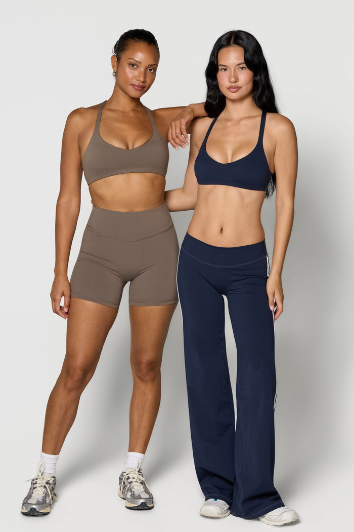 Seamless X Bra - Walnut