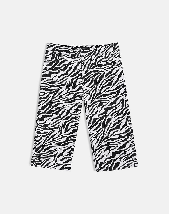 Image of Seni Capri in 90s Zebra Twill Black