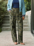 Dark Slate Gray service trouser in brushstroke camo