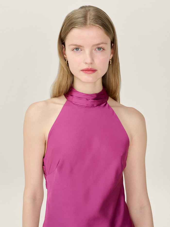 Seychelles Dress in Magenta