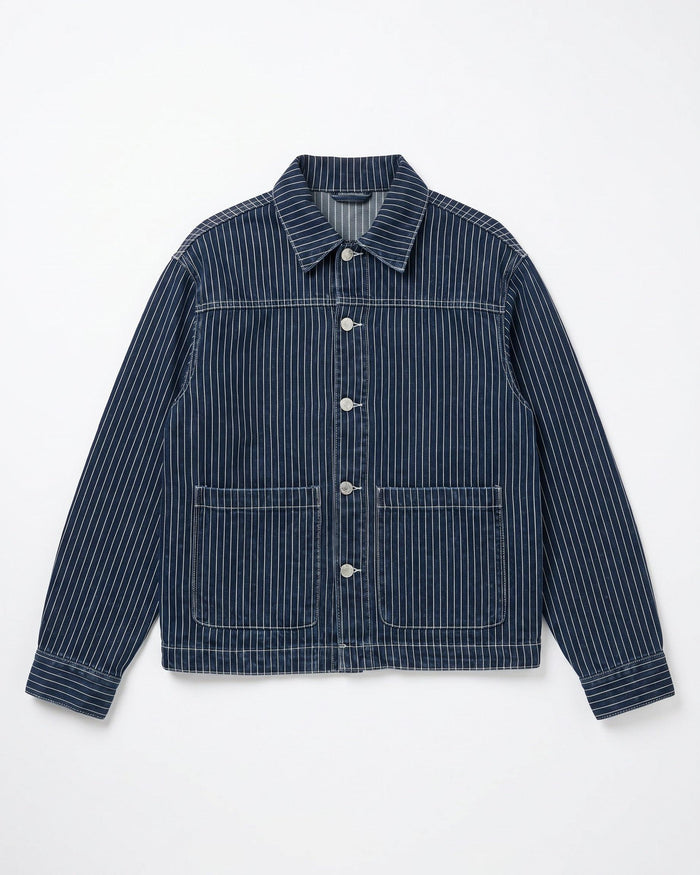 SIA DENIM JACKET - DARK STRIPE