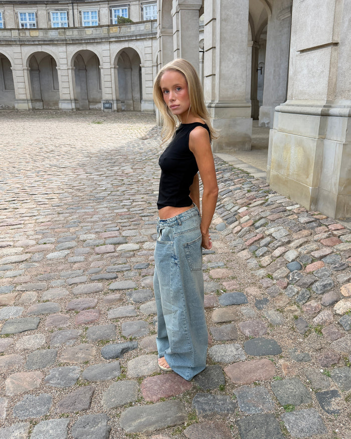 SILLE BAGGY JEANS - BLUE WASHED