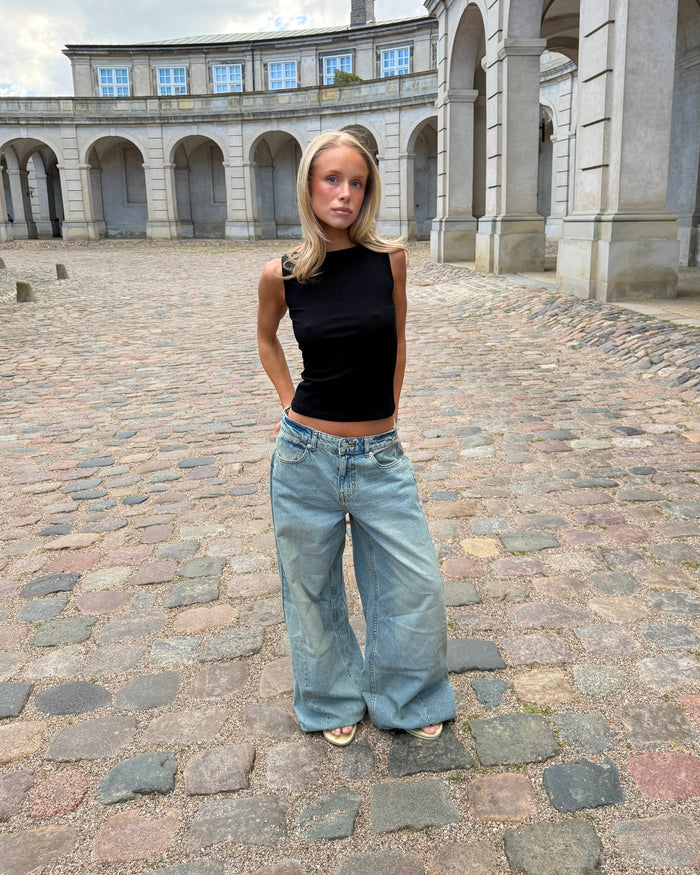 SILLE BAGGY JEANS - BLUE WASHED