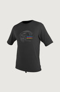 Skins Graphic Short Sleeve Rash Tee | Black
