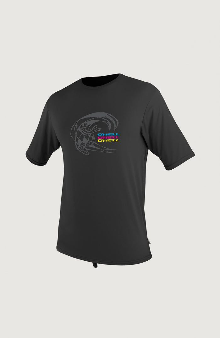 Skins Graphic Short Sleeve Rash Tee | Black