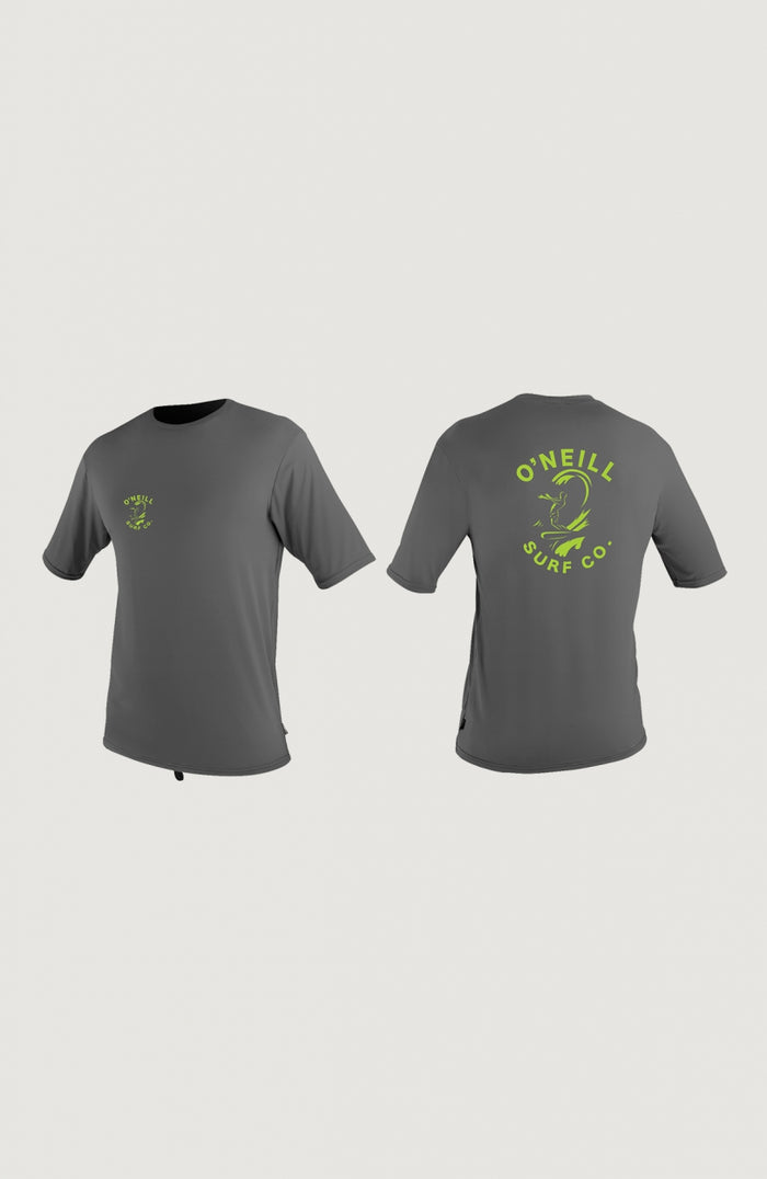 Skins Graphic Short Sleeve Rash Tee | Black/Charcoal