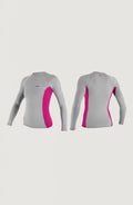 Skins Long Sleeve Crew | Silver