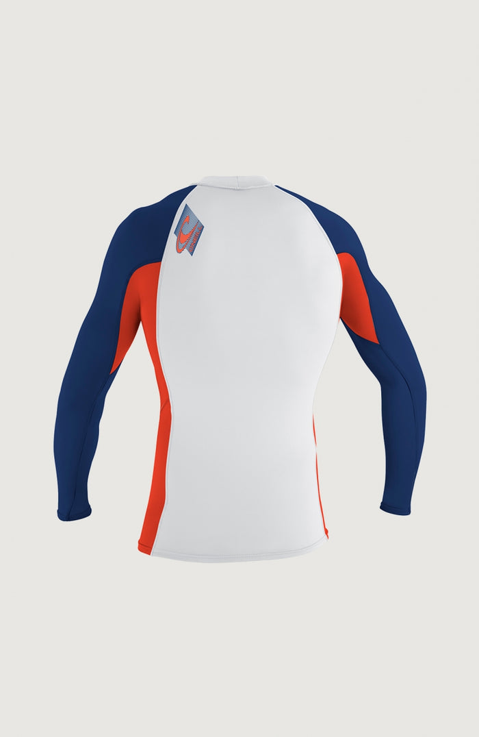 Skins Long Sleeve Crew | White