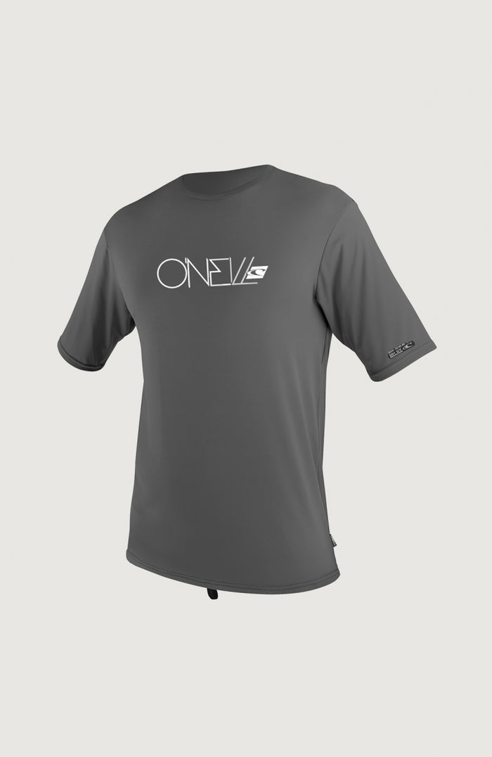Skins Short Sleeve Rash Tee | Black/Charcoal