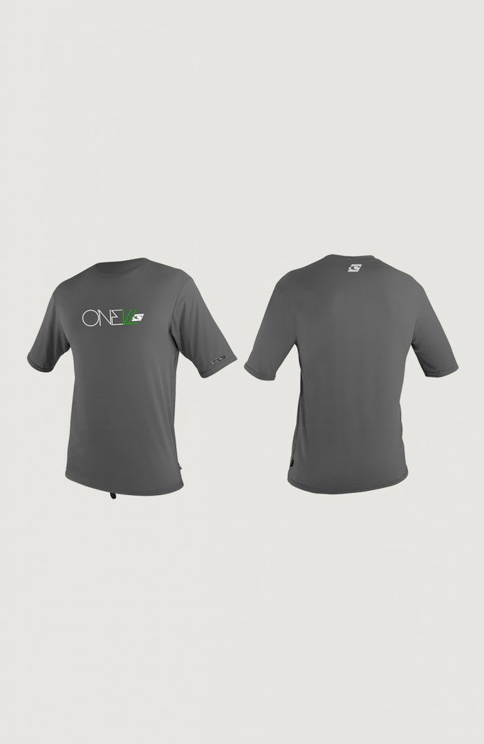 Skins Short Sleeve Rash Tee | Black/Charcoal