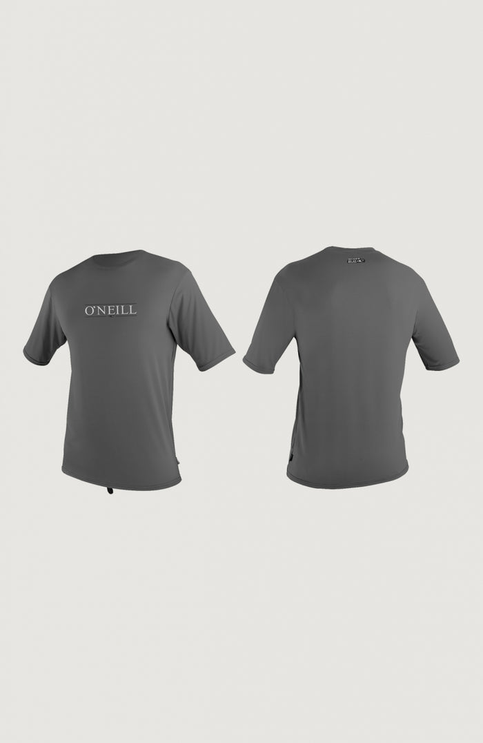 Skins Short Sleeve Rash Tee | Black/Charcoal
