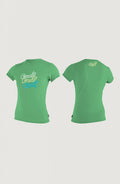 Skins Short Sleeve Rash Tee | Light Green