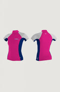 Skins Short Sleeve Turtleneck | Dark Pink