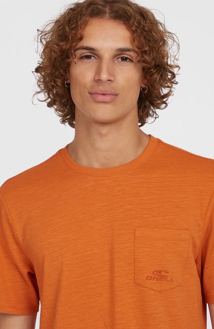 Slub Chest Pocket T-Shirt | Cinnamon Stick