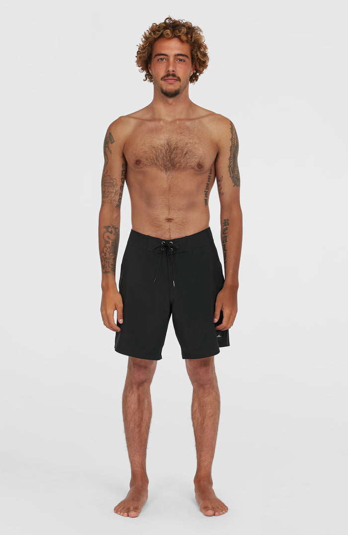 Solid 17'' Boardshorts | Black Out