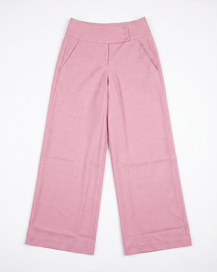 SOPHIE SUIT PANT - BERRY PINK