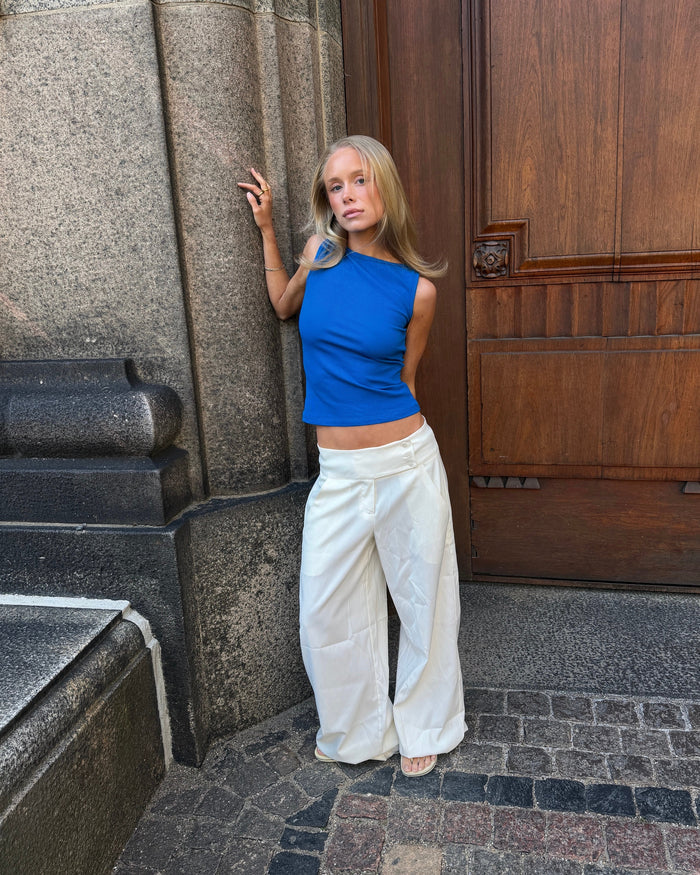 SOPHIE SUIT PANT - OFFWHITE
