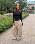 SOPHIE SUIT PANT - SAND