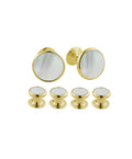 SS855309 | Mother of Pearl & Brass Stud Set