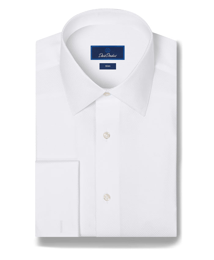 SSFSP835110 | Dobby Weave French Cuff Formal Shirt