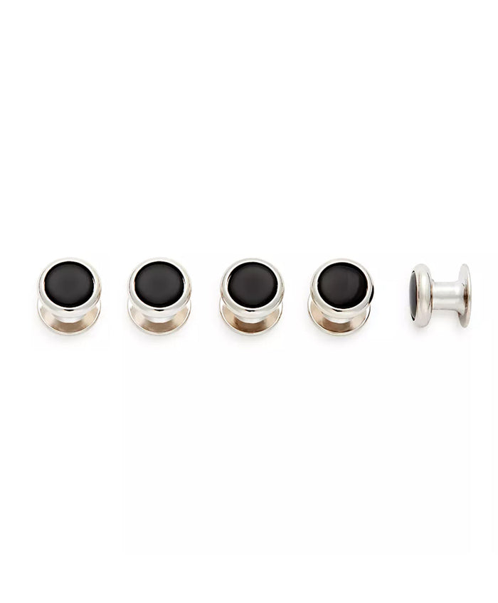 ST854600 | Onyx & Brass Studs